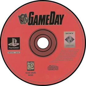 NFL GameDay - Disc Image