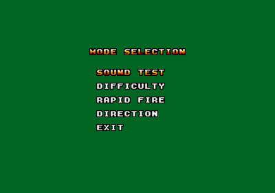 Space Harrier II - Screenshot - Game Select
