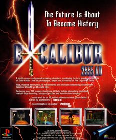 Excalibur 2555 A.D. - Advertisement Flyer - Front
