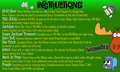 The Adventures of Rocky and Bullwinkle and Friends - Arcade - Controls Information