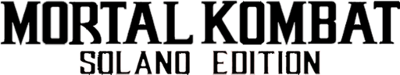 Mortal Kombat: Solano Edition - Clear Logo