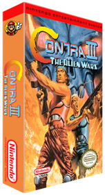 Contra III: The Alien Wars - Box - 3D