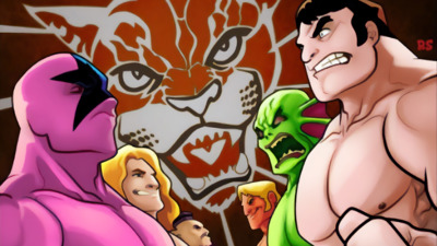 Pro Wrestling - Fanart - Background