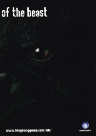 Peter Jackson's King Kong: The Official Game of the Movie - Advertisement Flyer - Front