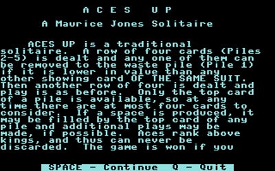 Aces Up - Screenshot - Game Title