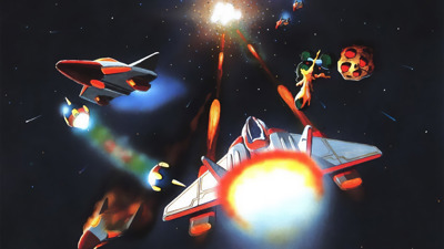 Gyruss - Fanart - Background