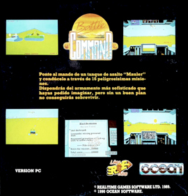 Battle Command - Box - Back