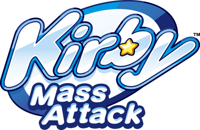 Kirby Mass Attack - Clear Logo Image