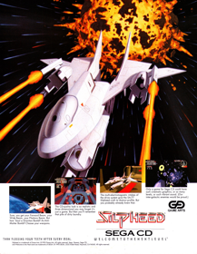 Silpheed - Advertisement Flyer - Front