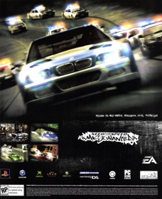 Need for Speed: Most Wanted - Advertisement Flyer - Front