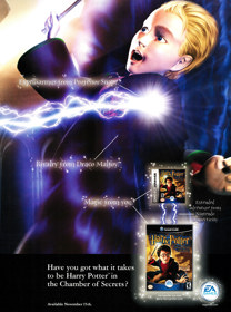 Harry Potter and the Chamber of Secrets - Advertisement Flyer - Front