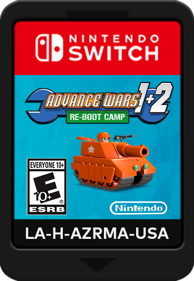 Advance Wars 1+2: Re-Boot Camp - Cart - Front