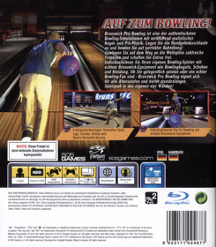 Brunswick Pro Bowling - Box - Back