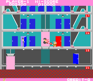 Elevator Action - Screenshot - Gameplay Image