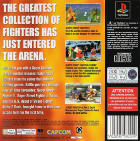 Street Fighter Collection - Box - Back Image