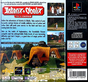 Astérix & Obélix Take on Caesar - Box - Back Image