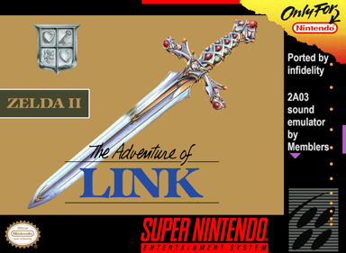 Zelda II: The Adventure of Link - Fanart - Box - Front