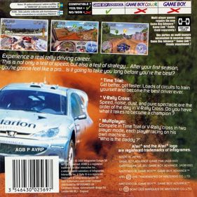 V-Rally 3 - Box - Back