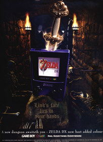 The Legend of Zelda: Link's Awakening DX - Advertisement Flyer - Front