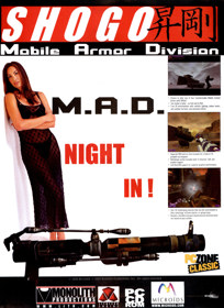 Shogo: Mobile Armor Division - Advertisement Flyer - Front