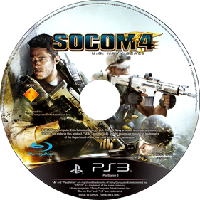 SOCOM 4: U.S. Navy SEALs - Disc