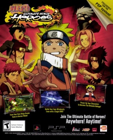 Naruto: Ultimate Ninja Heroes - Advertisement Flyer - Front
