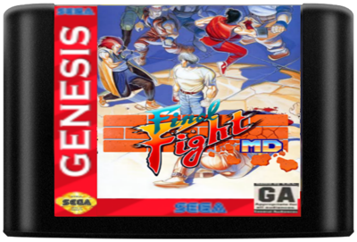 Final Fight MD - Cart - Front Image