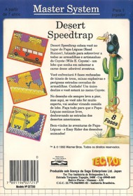 Desert Speedtrap starring Road Runner and Wile E. Coyote - Box - Back Image