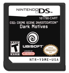 CSI: Dark Motives - Cart - Front