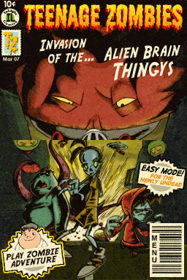 Teenage Zombies: Invasion of the Alien Brain Thingys! - Screenshot - Game Title