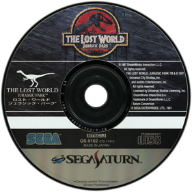 The Lost World: Jurassic Park - Disc Image