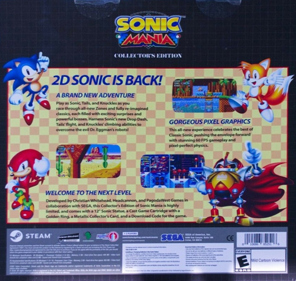 Sonic Mania - Box - Back