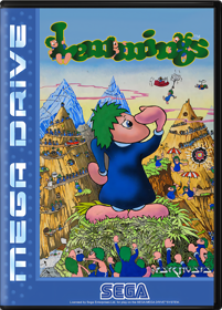 Lemmings - Fanart - Box - Front