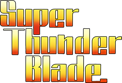 Super Thunder Blade - Clear Logo Image