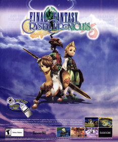 Final Fantasy Crystal Chronicles - Advertisement Flyer - Front