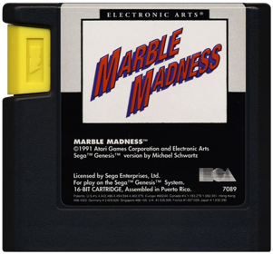 Marble Madness (Electronic Arts) - Cart - Front
