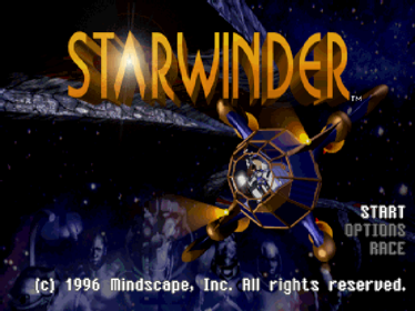 Starwinder: The Ultimate Space Race - Screenshot - Game Title Image