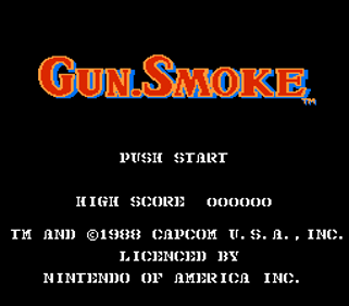Gun.Smoke - Screenshot - Game Title Image
