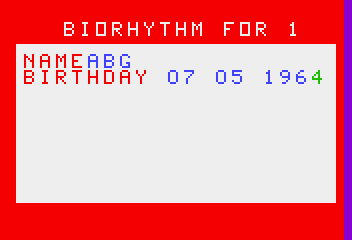 Biorhythm