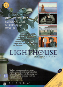 Lighthouse: The Dark Being - Advertisement Flyer - Front
