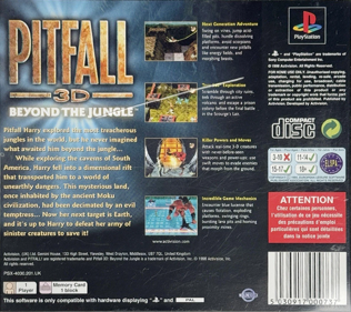 Pitfall 3D: Beyond the Jungle - Box - Back