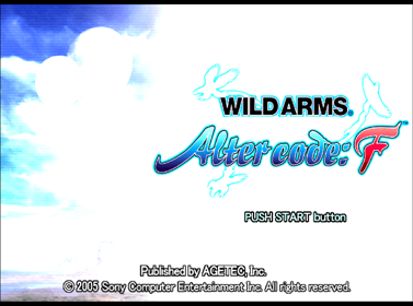 Wild Arms: Alter Code F - Screenshot - Game Title