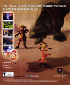 Jak 3 - Advertisement Flyer - Front