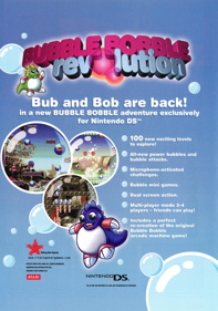 Bubble Bobble Revolution - Advertisement Flyer - Front
