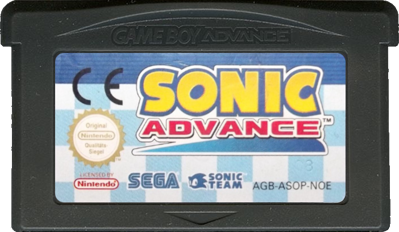 Sonic Advance - Cart - Front