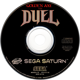 Golden Axe: The Duel - Disc