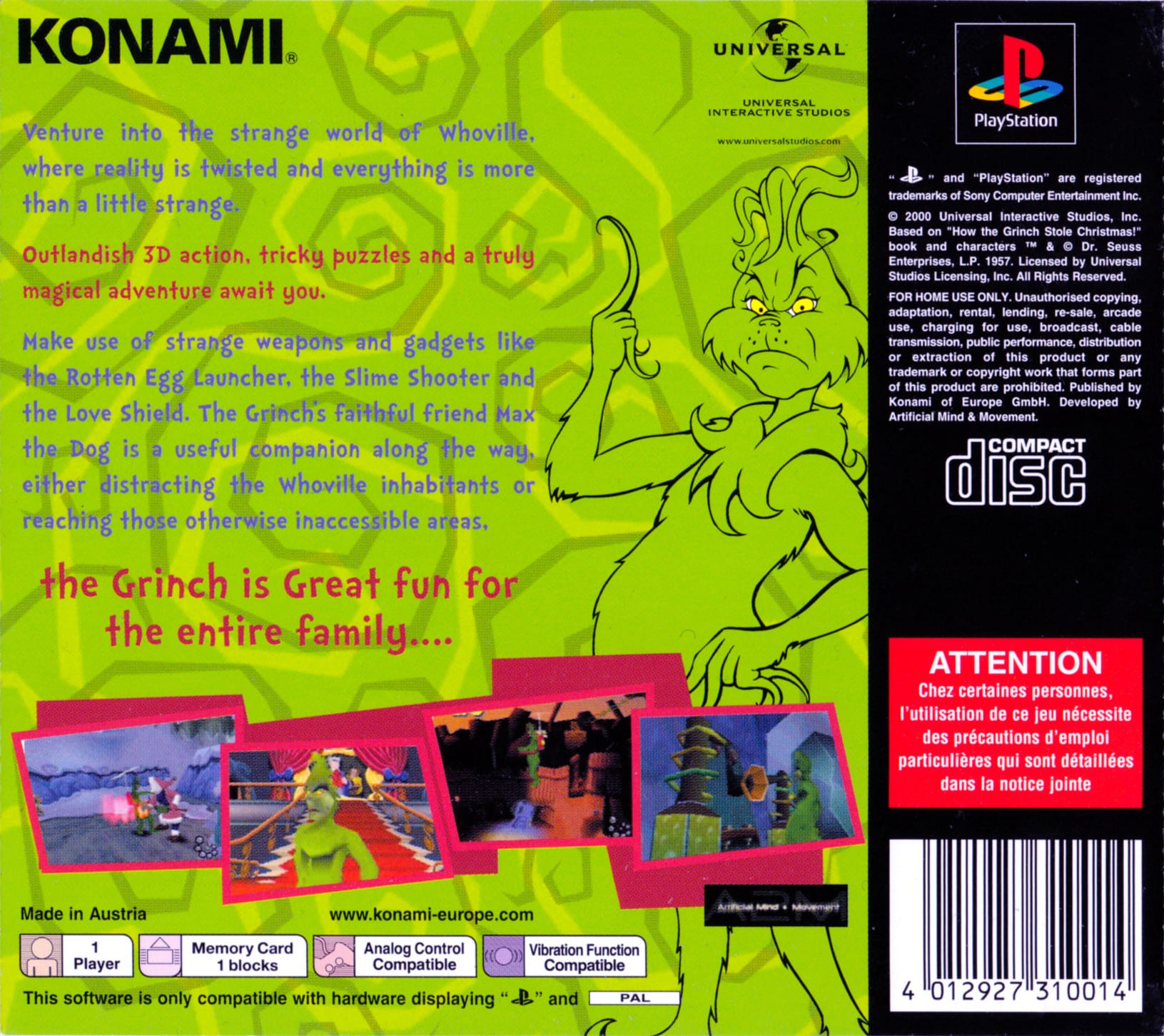 The Grinch Images - LaunchBox Games Database