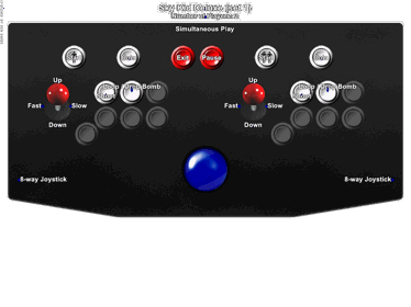 Sky Kid Deluxe - Arcade - Controls Information