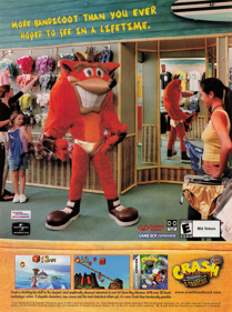 Crash Bandicoot 2: N-Tranced - Advertisement Flyer - Front