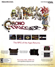 Chrono Trigger - Advertisement Flyer - Front